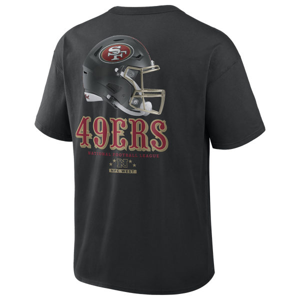 Nike 49ers Rival Short Sleeve T-Shirt - Men's - Black - Image 3