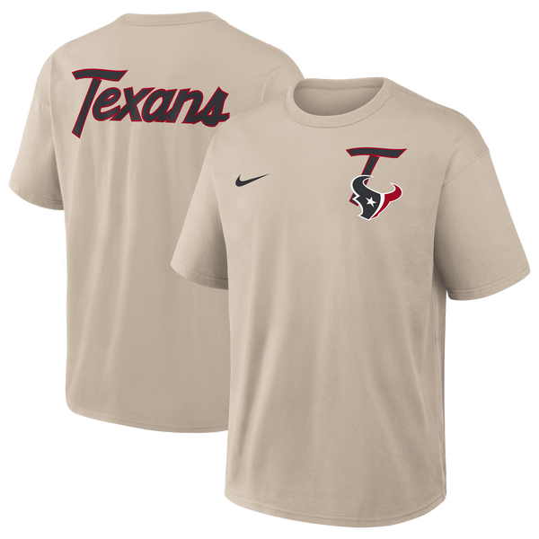 Nike NFL Texans Short Sleeve T-Shirt - Men's - Beige