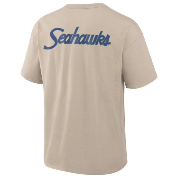 Nike NFL Seahawks Rewind T-Shirt - Men's - Beige - Image 3