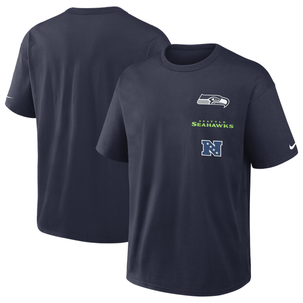 Nike NFL Seahawks Short Sleeve T-Shirt - Men's - Navy