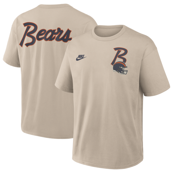 Nike NFL Bears Rewind T-Shirt - Men's - Beige