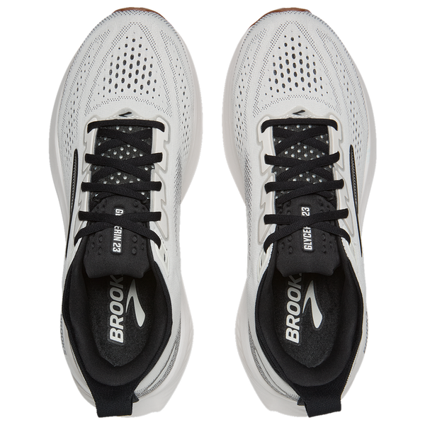 Brooks Glycerin 23 - Men's - White/Black/Biscuit - Image 4