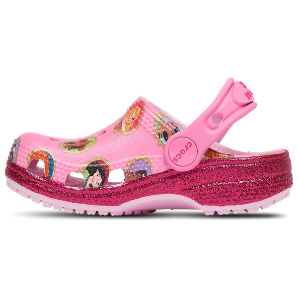 Crocs Disney Princess Classic Clogs - Girls' Toddler - Multi/Multi - Image 2