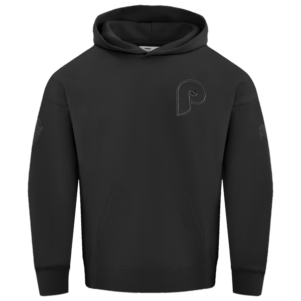 Pro Standard PHILLIES NEUTRAL DROP SHOULDER FLC PO HOODIE - Men's - Black