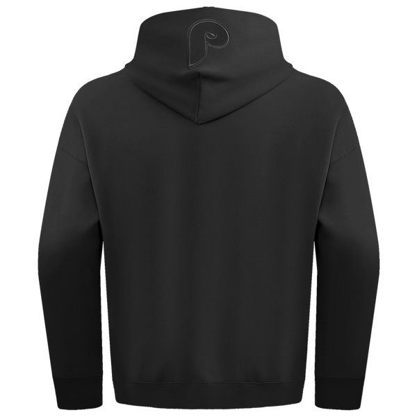 Pro Standard PHILLIES NEUTRAL DROP SHOULDER FLC PO HOODIE - Men's - Black - Image 2
