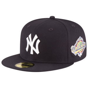 New Era Yankees 59Fifty World Series Side Patch Cap - Men's - Navy/White