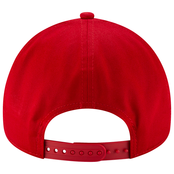 New Era Marlins 9Forty A Frame Cap - Men's - Red/White - Image 7
