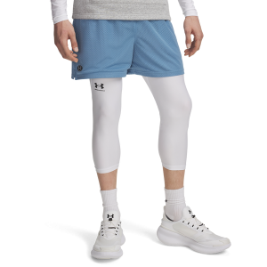 Under Armour Essential Mesh Shorts - Men's - Blue Smoke/White