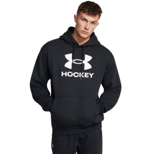 Under Armour Icon Flc Hockey Hood - Men's - Black/White
