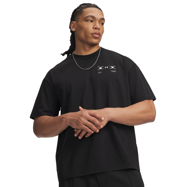 Under Armour HWT Echo Logo T-Shirt - Men's - Black/Black
