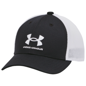 Under Armour Blitzing Trucker Hat - Boys' Grade School - Black/White/White