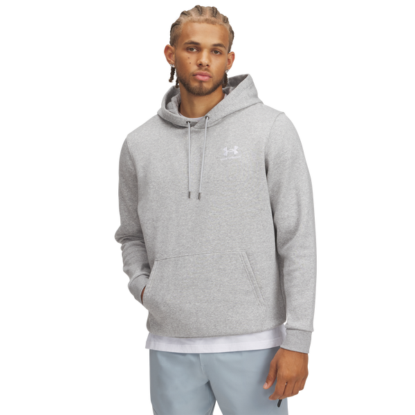 Under Armour Icon Fleece Hoodie - Men's - Mod Gray/White