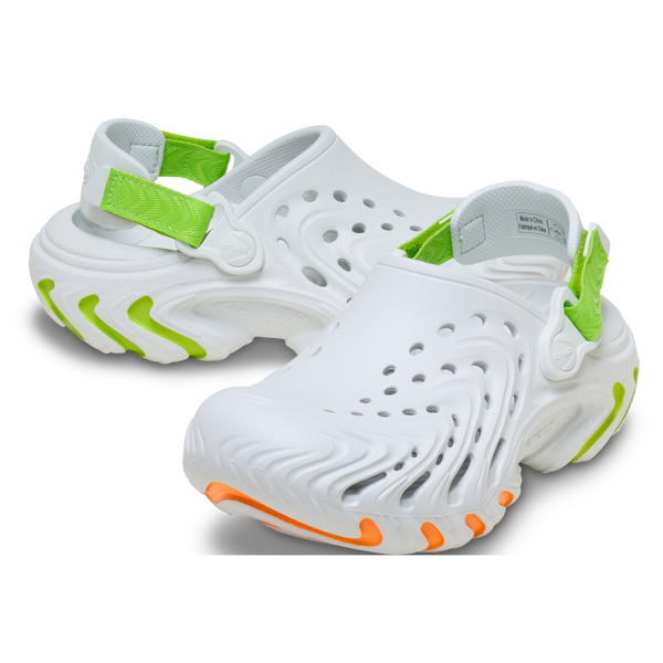 Crocs Echo II Clogs - Boys' Grade School - Grey/Moon Burst - Image 2