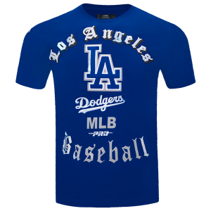 Pro Standard DODGERS OLD ENGLISH SJ TEE - Men's - Dodger Blue