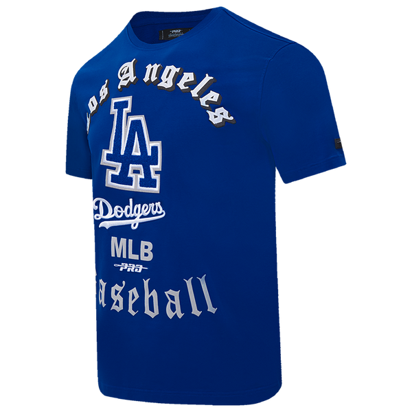Pro Standard DODGERS OLD ENGLISH SJ TEE - Men's - Dodger Blue - Image 3