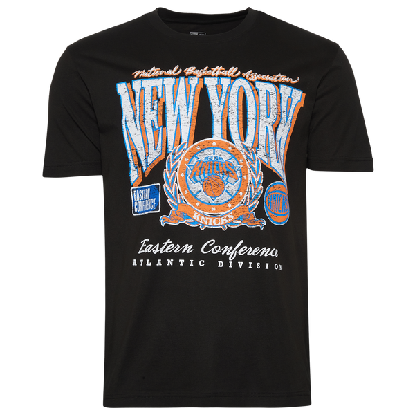 New Era Knicks Eastern Conference Graphic T-Shirt - Men's - Black