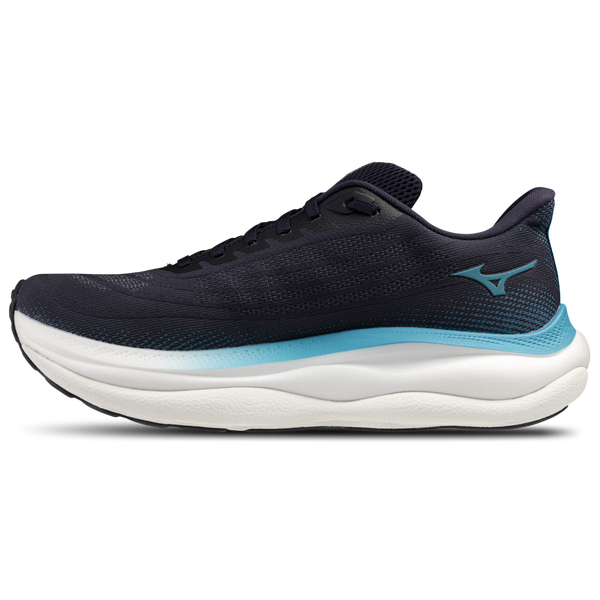 Mizuno Wave Sky 9 - Men's - Baritone Blue/Citrus - Image 2