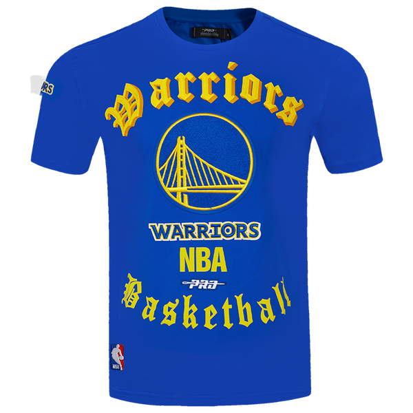 Pro Standard WARRIORS OLD ENGLISH SJ TEE - Men's - Royal Blue