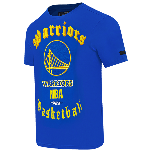Pro Standard WARRIORS OLD ENGLISH SJ TEE - Men's - Royal Blue - Image 3