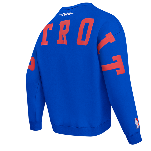 Pro Standard DETROIT PISTONS SWEATSHIRT - Men's - Royal Blue - Image 4