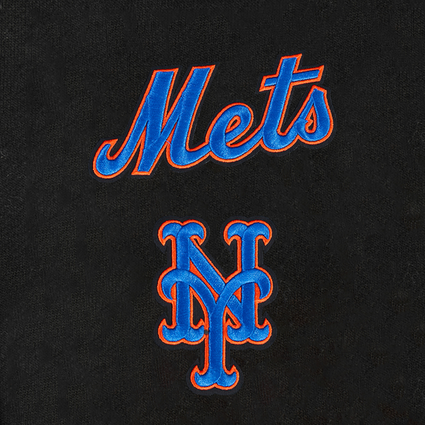 Pro Standard Mets Pullover Hoodie - Men's - Black - Image 4