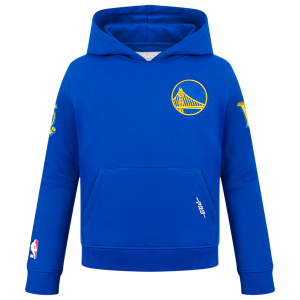 Pro Standard Golden State Warriors Classic Flc Po Hoodie - Boys' Grade School - Royal Blue