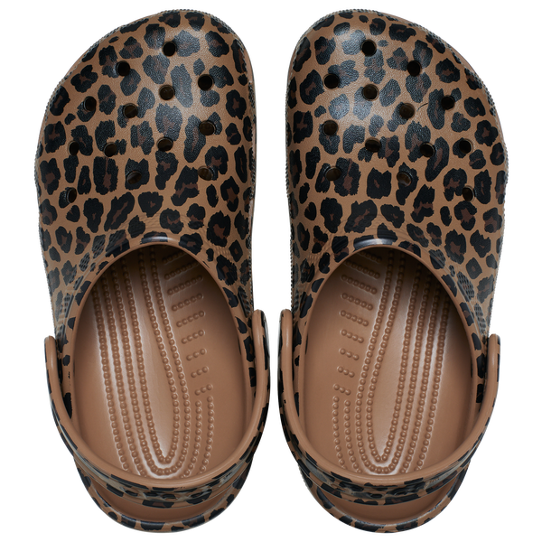 Crocs Leopard Classic Clogs - Girls' Preschool - Sepia Leopard - Image 3