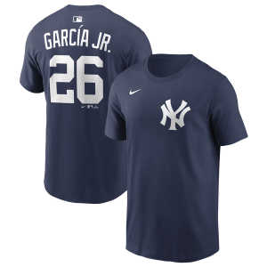 Nike Yankees Name & Number Short Sleeve T-Shirt - Men's - Midnight Navy