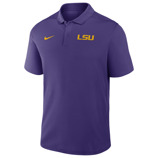 Nike Lsu Primary Polo - Men's - Purple - Image 2