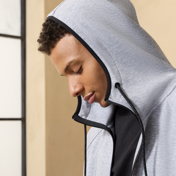 CSG Active At Ease Full-Zip Hoodie - Men's - Grey/Grey - Image 3