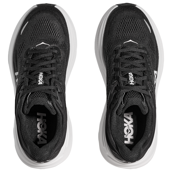 HOKA Bondi 9 - Women's - White/Black - Image 4