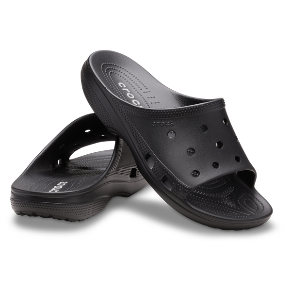 Crocs Saturday Slide - Men's - Black/Black - Image 6