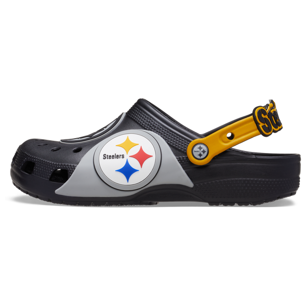 Crocs NFL Classic Clogs - Men's - Black/Yellow - Image 3