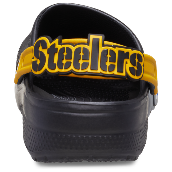 Crocs NFL Classic Clogs - Men's - Black/Yellow - Image 4