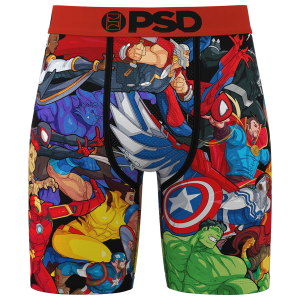 PSD Marvel Squad Underwear - Men's - Multi/Red