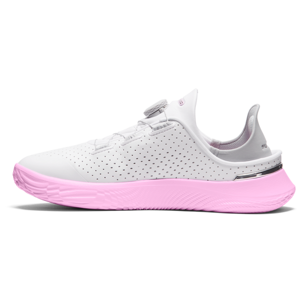 Under Armour Slipspeed Trainer - Men's - White/Stellar Pink/Metallic Silver - Image 2