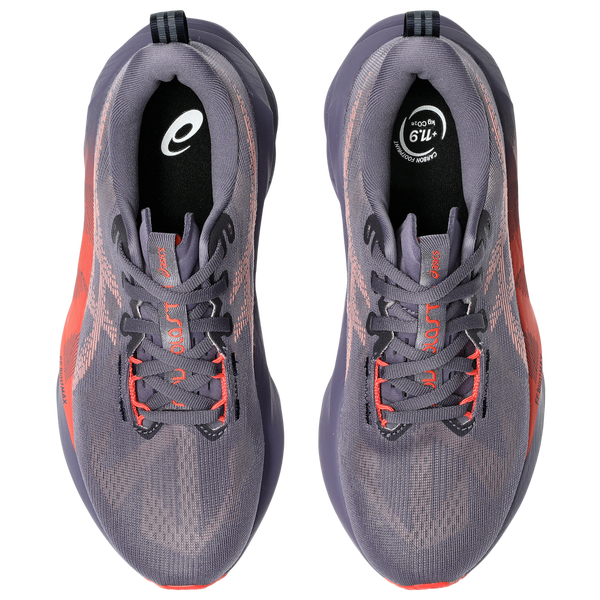ASICS® Novablast 5 - Women's - Grey/Purple/Coral Reef - Image 4