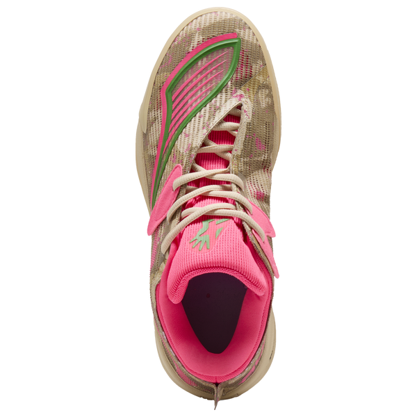 PUMA All-Pro Nitro 2 Flau'jae - Men's - Sand Dune/Green Fruit/Pure Pink - Image 4
