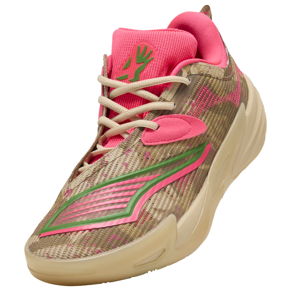 PUMA All-Pro Nitro 2 Flau'jae - Men's - Sand Dune/Green Fruit/Pure Pink - Image 7