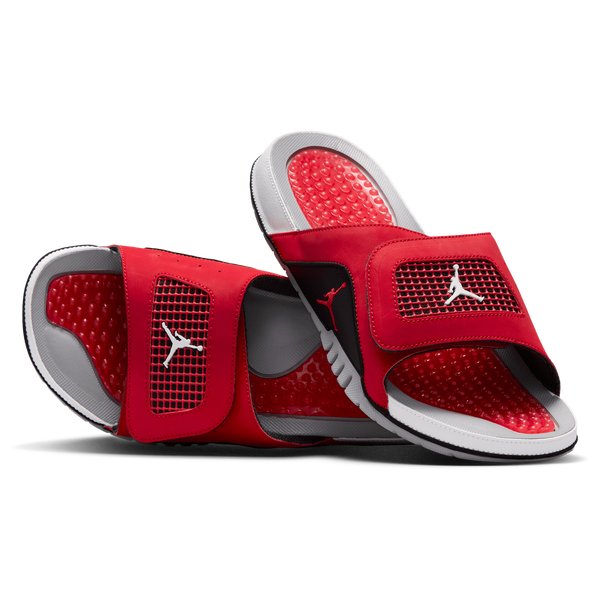 Jordan Retro 4 Hydro - Men's - Fire Red/White/Black - Image 5