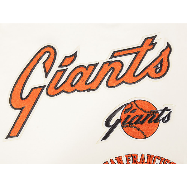 Pro Standard GIANTS RETRO CLASSIC DK TEE - Men's - Eggshell/Black - Image 5