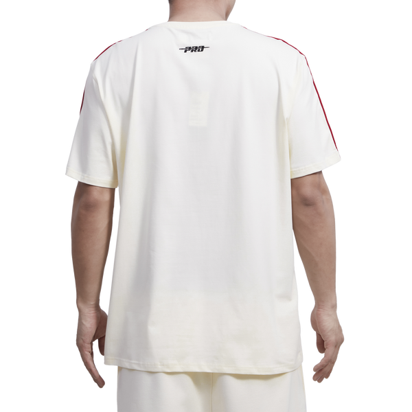 Pro Standard ANGELS RETRO CLASSIC SJ STRIPED TEE - Men's - Eggshell/Red - Image 2