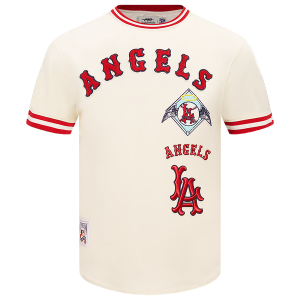 Pro Standard ANGELS RETRO CLASSIC DK TEE - Men's - Eggshell/Red