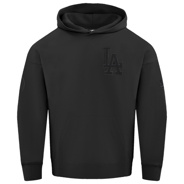 Pro Standard DODGERS NEUTRAL DROP SHOULDER FLC PO HOODIE - Men's - Black
