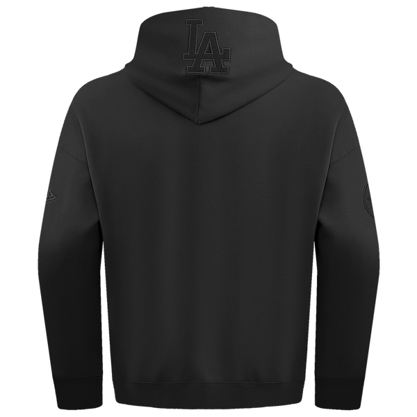 Pro Standard DODGERS NEUTRAL DROP SHOULDER FLC PO HOODIE - Men's - Black - Image 2