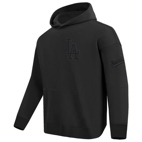 Pro Standard DODGERS NEUTRAL DROP SHOULDER FLC PO HOODIE - Men's - Black - Image 3