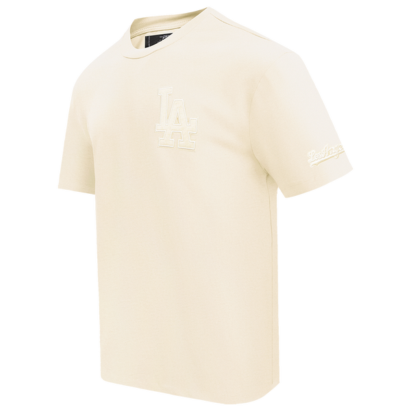 Pro Standard DODGERS NEUTRAL CJ DROP SHOULDER TEE - Men's - Eggshell - Image 3