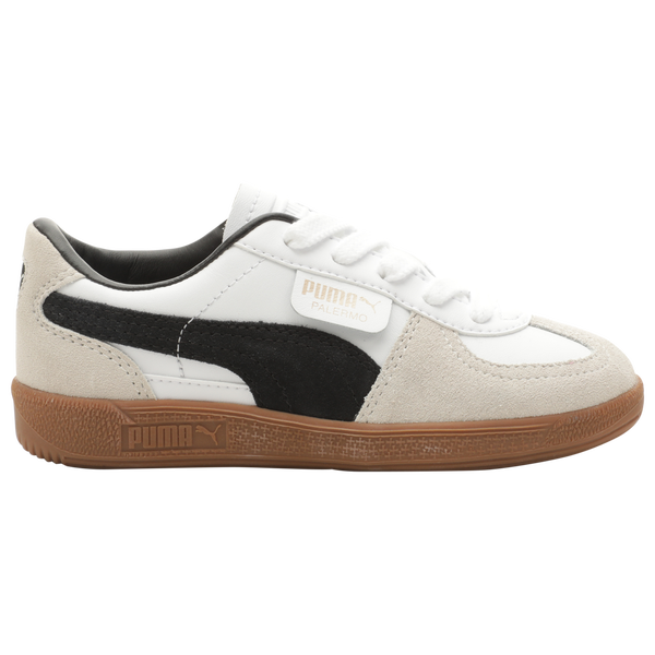 PUMA Palermo - Boys' Preschool - White/Black - Image 2