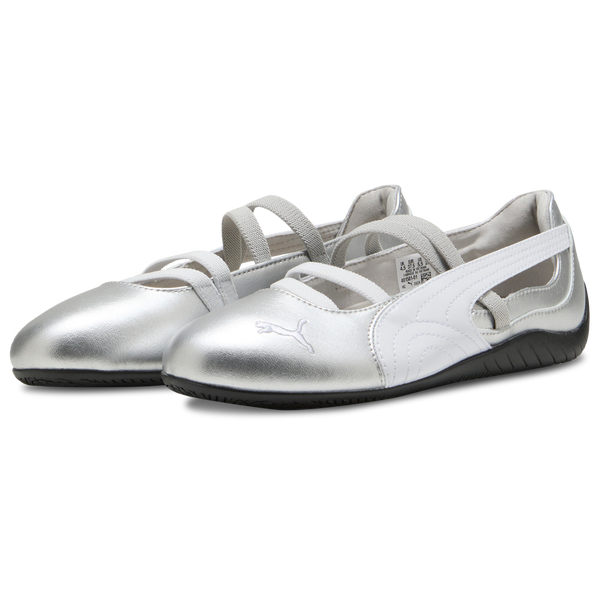 PUMA Speedcat Ballet Metallic - Women's - Silver Metallic/White - Image 6