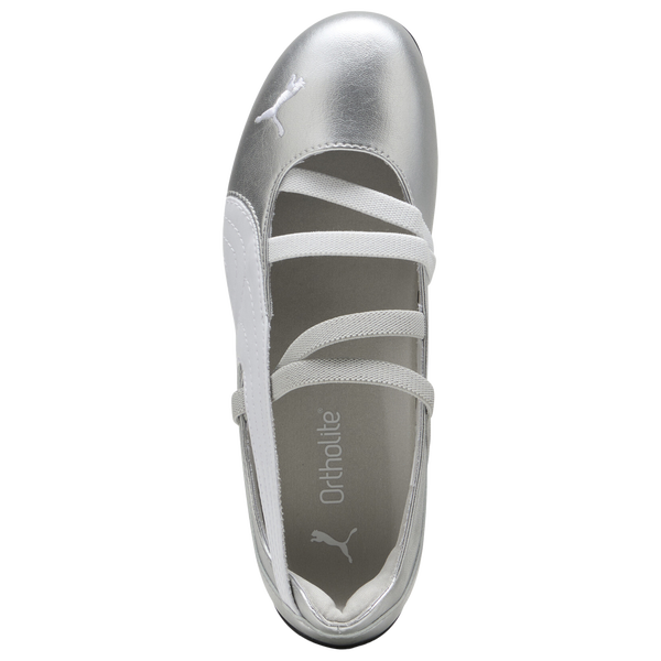 PUMA Speedcat Ballet - Girls' Grade School - Puma White/Metallic Ash Grey - Image 4